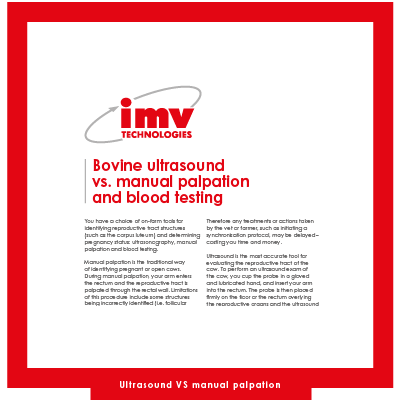 Ultrasound VS manual palpation